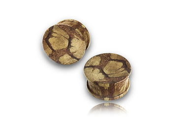 Плаги из дерева зебрано, пара