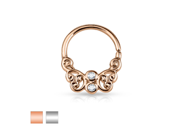 Кольцо раздвижное ажурная бабочка