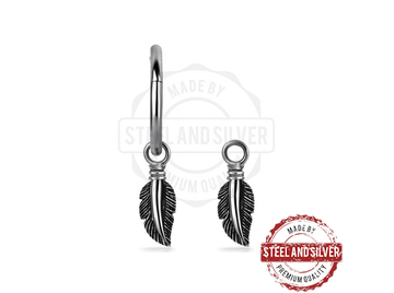 Подвеска Steel and Silver перо