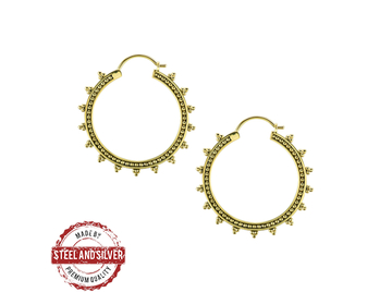 Серьги для тоннелей Steel and Silver эрато, пара