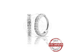 Кликер Steel and Silver с сетом фианитов