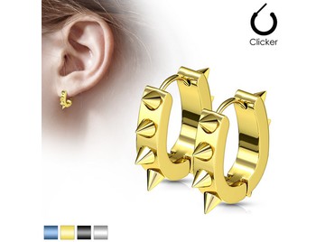 Серьги с шипами